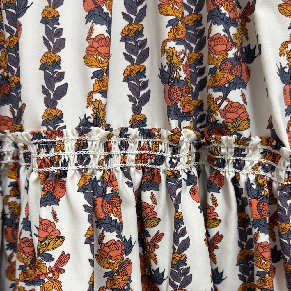 O.P.T Floral Puff Sleeve Maxi Dress - Picture 4 of 9